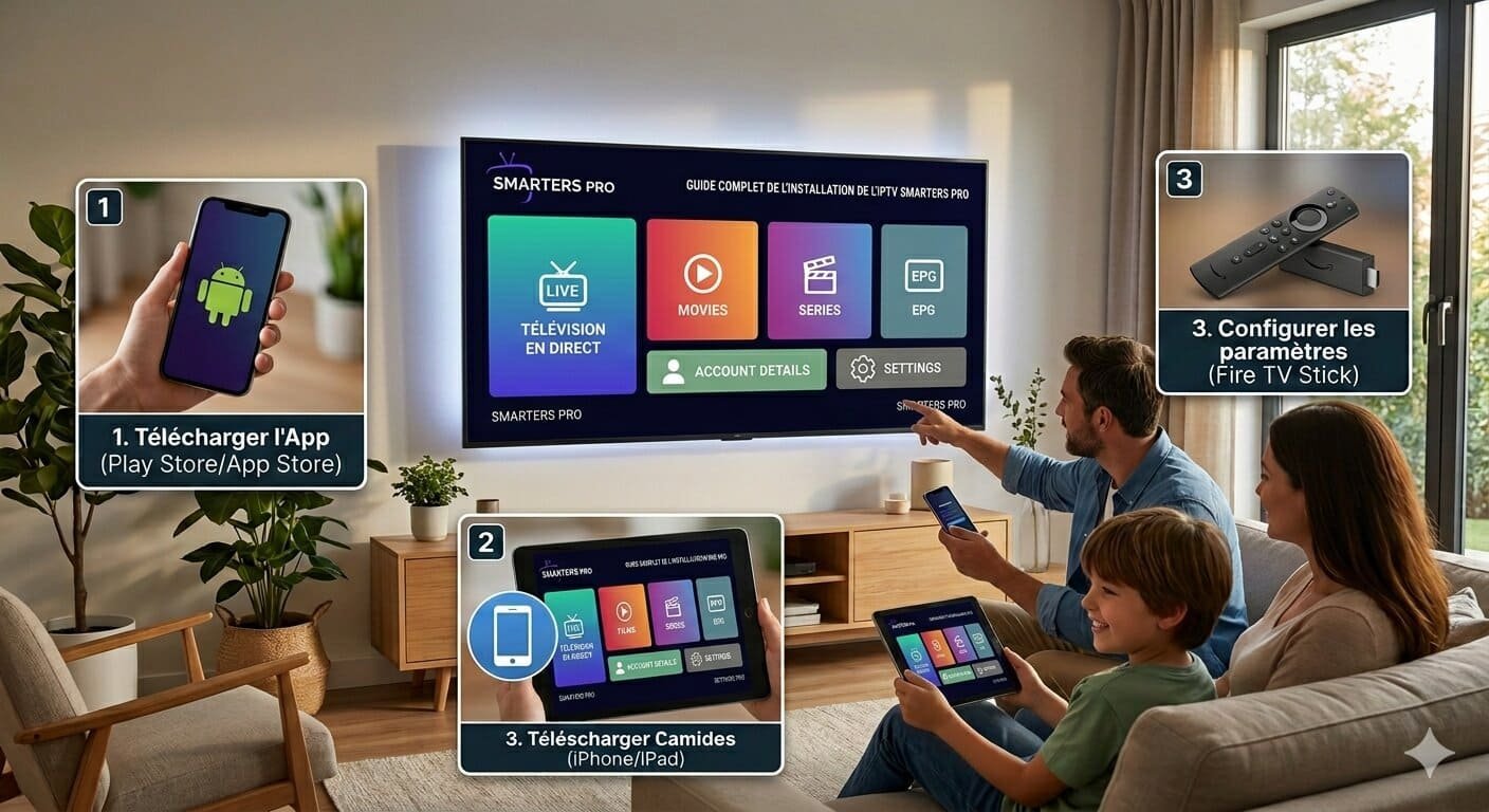 Comment installer IPTV Smarters Pro guide complet 2026